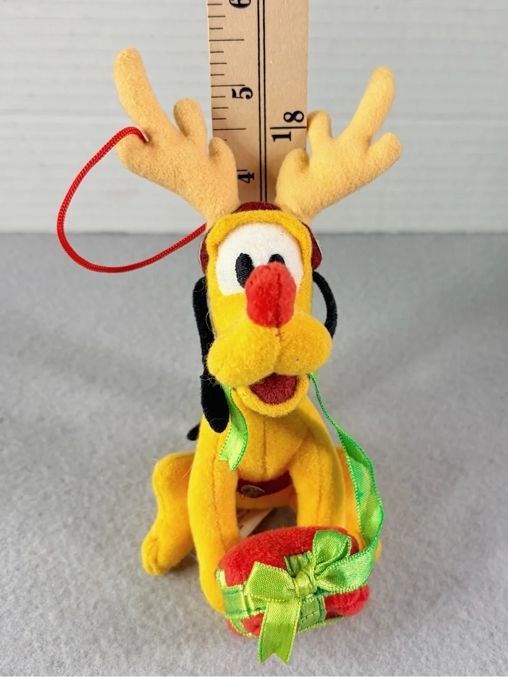 Walt Disney World Exclusive Pluto 4” Ornament Stuffed Plush Doll Christmas